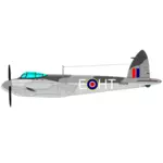 De de Havilland Mosquito vector tekening
