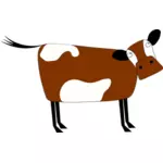 Image de dessin animé de vache