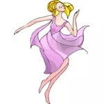 레이디 핑크 드레스