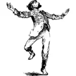 Tančící muž obrázek
