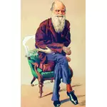 Charles Darwin Vektor-Zeichenprogramm
