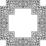 正方形装飾的なフレームのイメージ