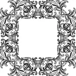 Black frame vector image