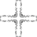 Decoratieve Vintage stijl Cross