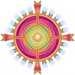 Design element with a cross