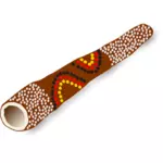 Immagine di didgeridoo strumento vettoriale