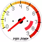 Tachometer vector image