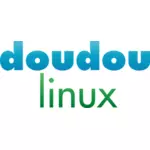 Doudou Linux contest logo vector image