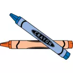 Vector de desen de grăsime creioane
