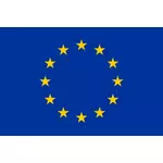 EU flag vector clip art