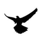 Seni vektor silhouette Eagle