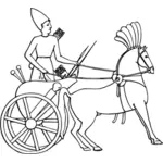 Egyptische strijdwagen afbeelding