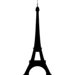Silhouet van de Eiffeltoren