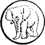 Ritning av en elefant