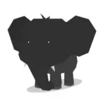 Elefant silueta