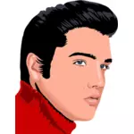 Imagen vectorial de Elvis Presley