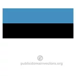 Flaga wektor estoński