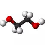 3D-Bild eines chemischen Molekül