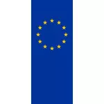 Markierungsfahne von Europa