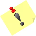 Exclamation mark vector image