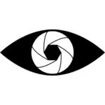 Augensymbol Kamera Vektor