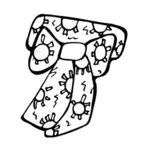 Vector graphics of a bow tie