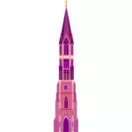高大的粉红色教会
