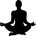 Йога черный логотип