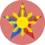 Filipina keberuntungan simbol vektor ilustrasi