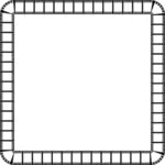 Film strip square frame