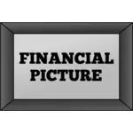 वित्तीय तस्वीर रूपक हस्ताक्षर छवि वेक्टर