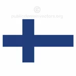 फिनलैंड वेक्टर झंडा