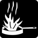 Piktionssymbol för brandsläckare