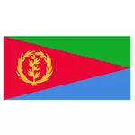 Bandiera vettoriale Eritrea