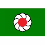 Флаг Ikutahara в образе Хоккайдо