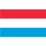 Vector flagga Luxemburg