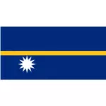 Flagge der Republik Nauru