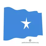 Vågig flagga Somalia