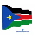 Волнистый флаг Южного Судана
