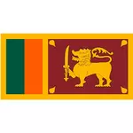 Vektor-Flagge Sri Lankas