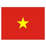 Vietnamca vektör bayrak