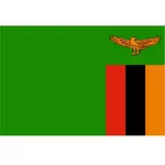 Vektor vlajka Zambie