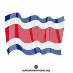 Costa Rican kansallinen lippu