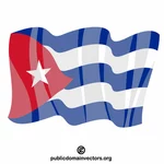 Flag of Cuba vector graphics