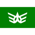 Kawauchi का आधिकारिक झंडा वेक्टर क्लिप आर्ट