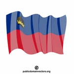 Liechtenstein nationale vlag