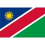 Namibya vektör bayrağı