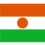 Vector bandera de Níger
