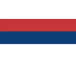 Serbian flag without coat of arms