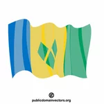 Saint Vincent ja Grenadiinien kansallinen lippu